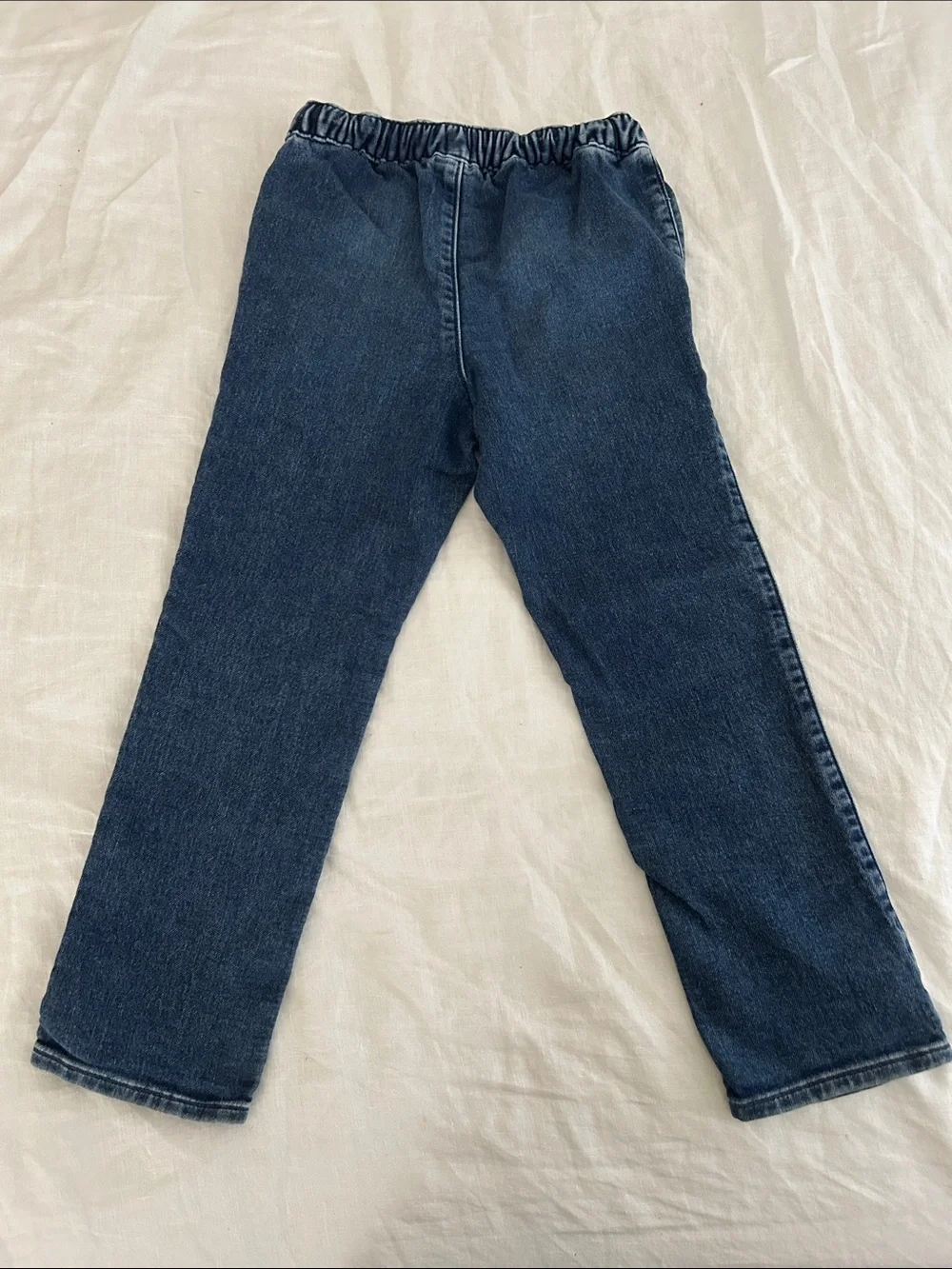GAP Dark Blue Elastic Waist Denim Pants
